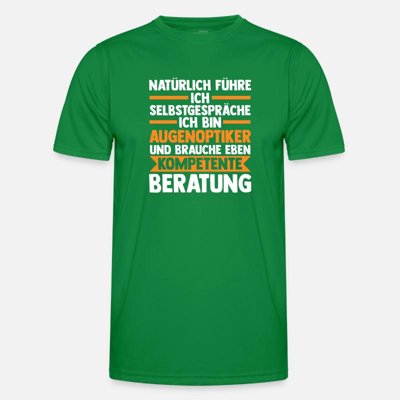 Optiker Beruf Augenoptiker Geschenk Männer Funktions-T-Shirt