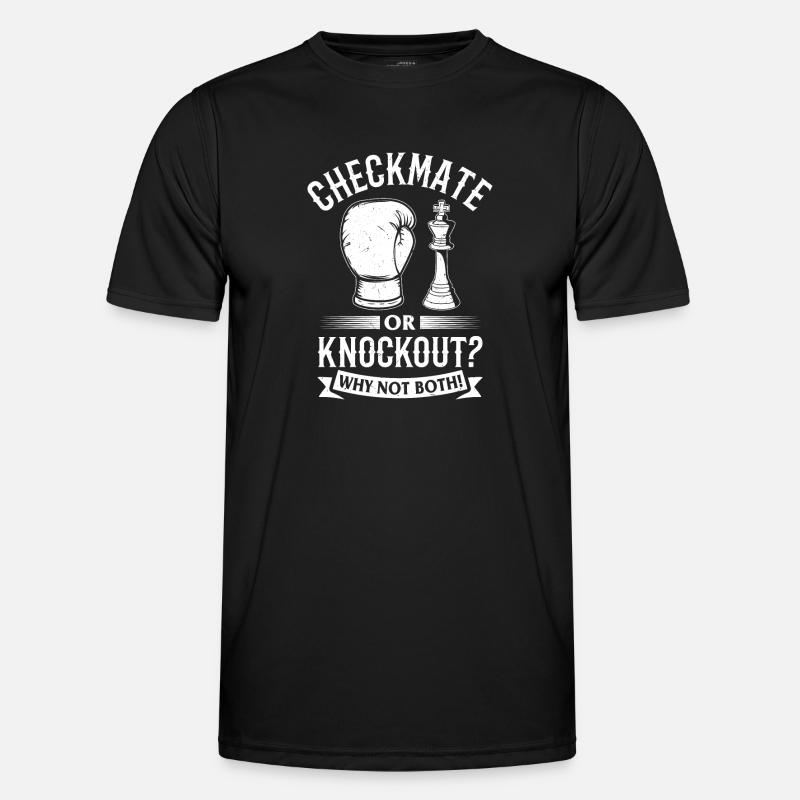 Chess Boxing - Men's Functional T-Shirt - black