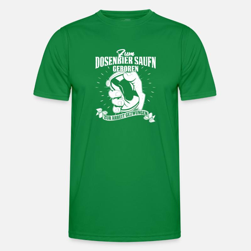 Dosenbier Saufen Alkohol Bier Trinker Geschenk Männer Funktions-T-Shirt