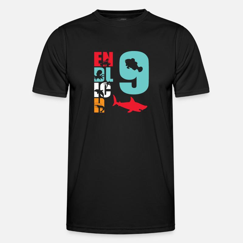 Finally 9 Shark - Men's Functional T-Shirt - black