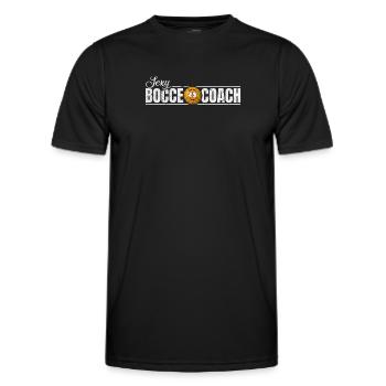 Entraîneur de pétanque sexy - Joueur de boccia Joueur de pétanque - T-shirt sport Homme - noir - Devant - AI Model Male 178 dark (178cm)