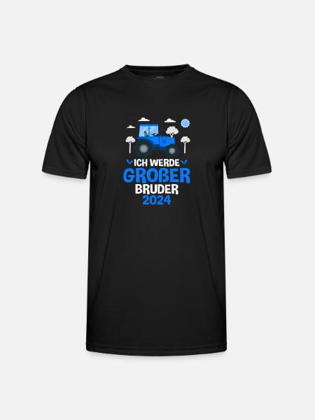 Großer Bruder 2024 - Männer Funktions-T-Shirt - Schwarz