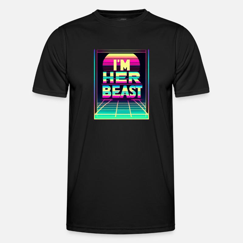 I'm Her Beast 6 - Men's Functional T-Shirt - black