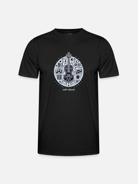 Juste Cellin' 10 - T-shirt sport Homme - noir