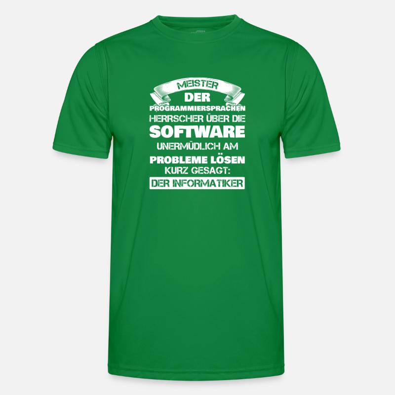Informatiker Beruf Fachinformatiker Geschenk Männer Funktions-T-Shirt