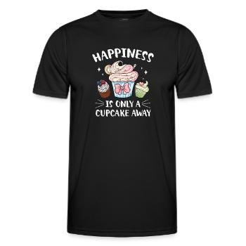 Cupcake - Männer Funktions-T-Shirt - Schwarz - Vorne - AI Model Male 178 dark (178cm)