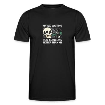 Divorce Séparation Fin Relation Cadeau - T-shirt sport Homme - noir - Devant - AI Model Male 178 dark (178cm)