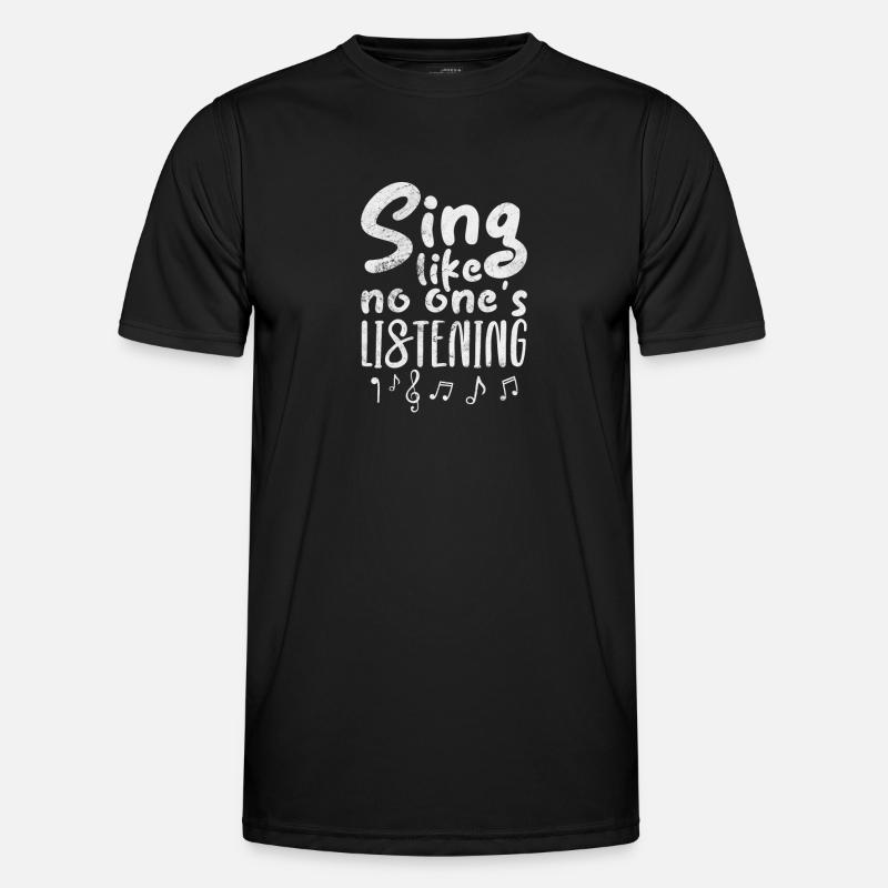 Sanger - Funktionsshirt til herrer - sort