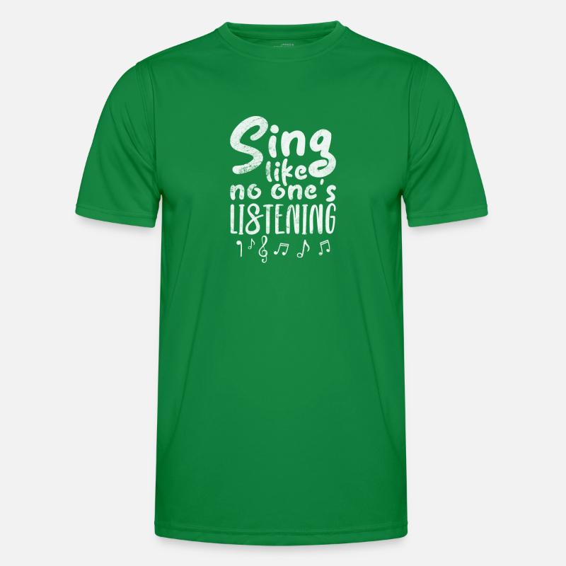 Sänger Männer Funktions-T-Shirt