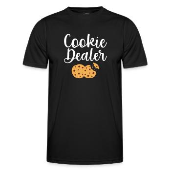 Baker Bakery Bakery Baking Gift - Men's Functional T-Shirt - black - Front - AI Model Male 178 dark (178cm)