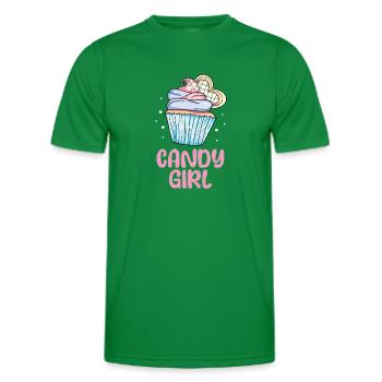 Cupcake - Men's Functional T-Shirt - kelly green - Front - AI Model Male 178 dark (178cm)