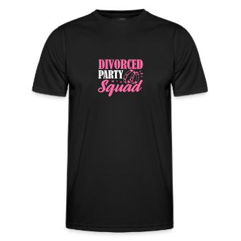 Divorce Séparation Fin Relation Cadeau - T-shirt sport Homme - noir - Devant - AI Model Male 178 dark (178cm)