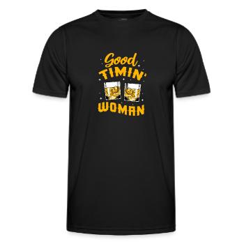 Country Music Country Music Gift - Men's Functional T-Shirt - black - Front - AI Model Male 178 dark (178cm)