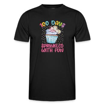 Cupcake - Men's Functional T-Shirt - black - Front - AI Model Male 178 dark (178cm)