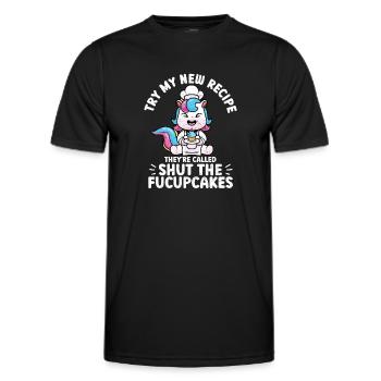 Cupcake - Männer Funktions-T-Shirt - Schwarz - Vorne - AI Model Male 178 dark (178cm)