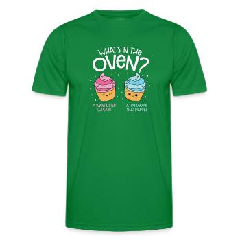 Cupcake - Men's Functional T-Shirt - kelly green - Front - AI Model Male 178 dark (178cm)