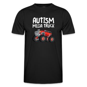 Autismus Awareness Day Autist Geschenk - Männer Funktions-T-Shirt - Schwarz - Vorne - AI Model Male 178 dark (178cm)