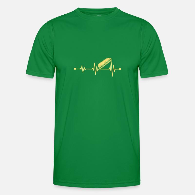 Heartbeat Harmonica Instrument Harmonica T-shirt sport Homme