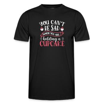 Cupcake - Men's Functional T-Shirt - black - Front - AI Model Male 178 dark (178cm)