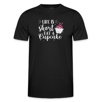 Cupcake - Männer Funktions-T-Shirt - Schwarz - Vorne - AI Model Male 178 dark (178cm)