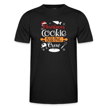 Baker Bakery Bakery Baking Gift - Men's Functional T-Shirt - black - Front - AI Model Male 178 dark (178cm)