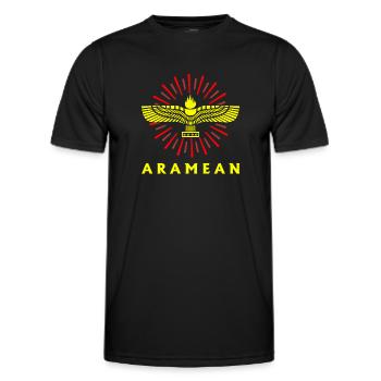 Aramäer Naher Osten Assyrer Antike Geschichte - Männer Funktions-T-Shirt - Schwarz - Vorne - AI Model Male 178 dark (178cm)