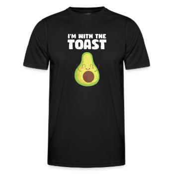Avocado - Männer Funktions-T-Shirt - Schwarz - Vorne - AI Model Male 178 dark (178cm)