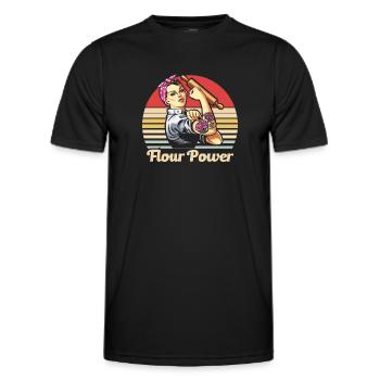 Baker Bakery Bakery Baking Gift - Men's Functional T-Shirt - black - Front - AI Model Male 178 dark (178cm)