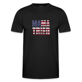 Pays - T-shirt sport Homme - noir - Devant - AI Model Male 178 dark (178cm)