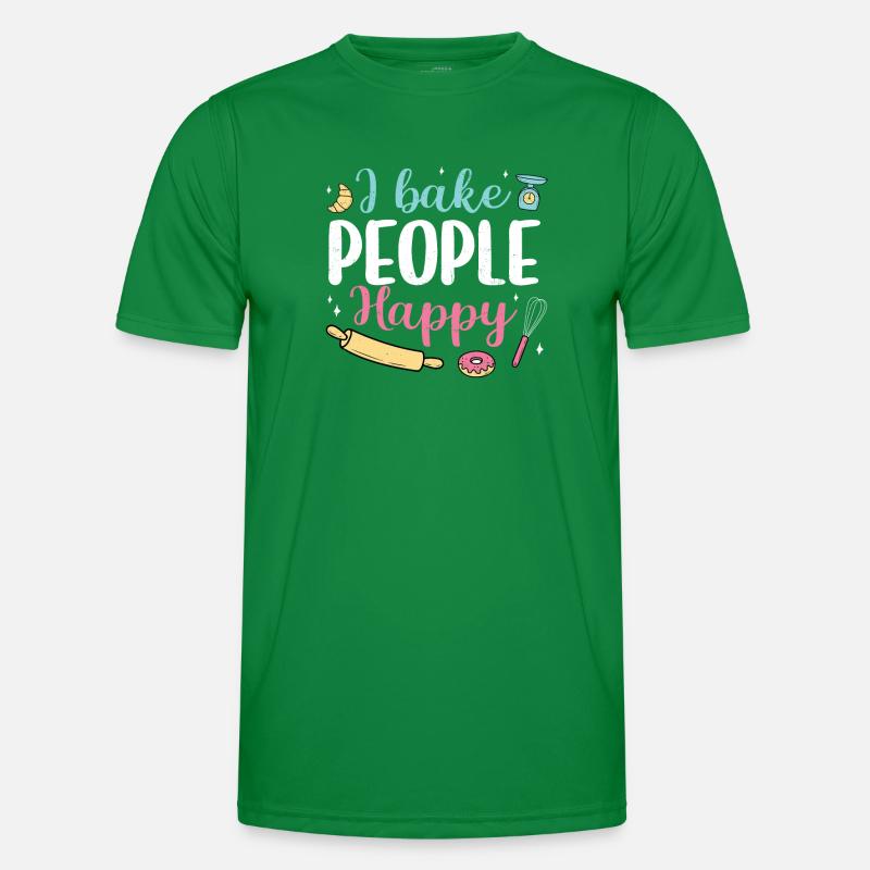 Bäcker Männer Funktions-T-Shirt