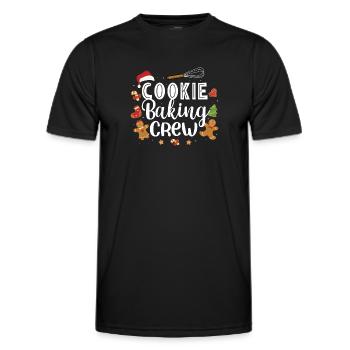 Baker Bakery Bakery Baking Gift - Men's Functional T-Shirt - black - Front - AI Model Male 178 dark (178cm)