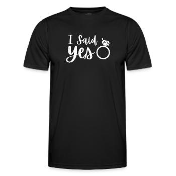 Bachelor Bachelor Party - Men's Functional T-Shirt - black - Front - AI Model Male 178 dark (178cm)