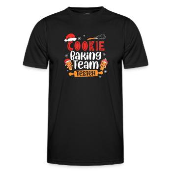 Baker Bakery Bakery Baking Gift - Men's Functional T-Shirt - black - Front - AI Model Male 178 dark (178cm)