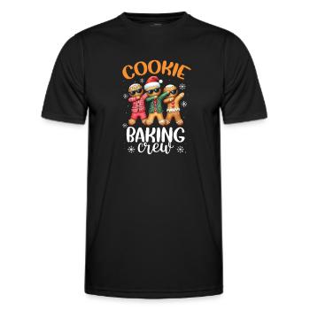 Baker Bakery Bakery Baking Gift - Men's Functional T-Shirt - black - Front - AI Model Male 178 dark (178cm)