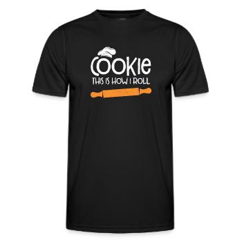 Baker - Men's Functional T-Shirt - black - Front - AI Model Male 178 dark (178cm)