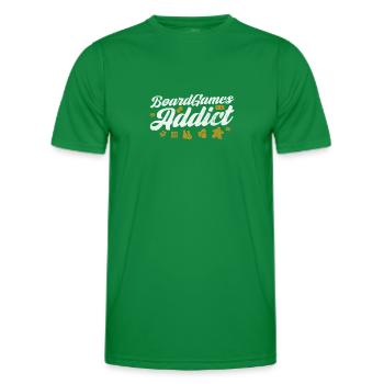 Board game - Men's Functional T-Shirt - kelly green - Front - AI Model Male 178 dark (178cm)