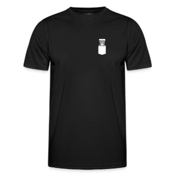 Disc Golf Player Disc Golf Disc Golfer - Disc golf - Men's Functional T-Shirt - black - Front - AI Model Male 178 dark (178cm)