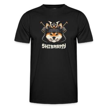 Samouraï - T-shirt sport Homme - noir - Devant - AI Model Male 178 dark (178cm)