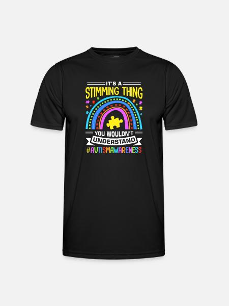 Autism Autistic Autistic - Men's Functional T-Shirt - black