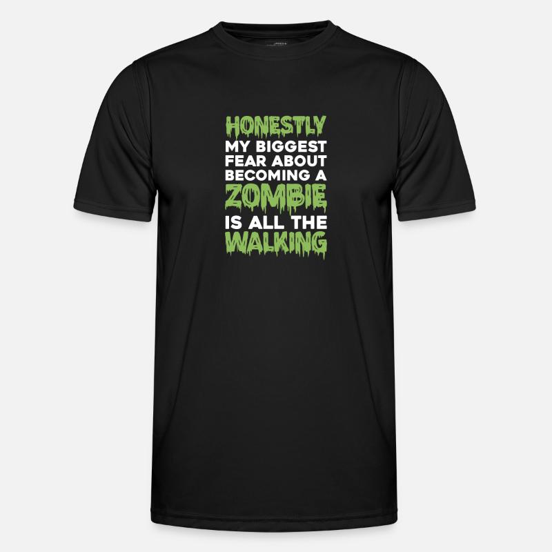 Zombie Zombie-Jäger Zombieapokalypse Geschenk - Männer Funktions-T-Shirt - Schwarz