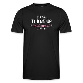 Junggesellin Jungesellinnenabschied Braut - Männer Funktions-T-Shirt - Schwarz - Vorne - AI Model Male 178 dark (178cm)