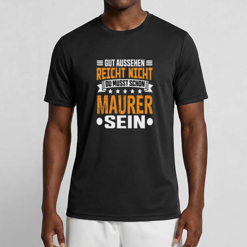 Bricklayer Building Construction Structural Engineer Bricklayer Funny Men's Functional T-Shirt