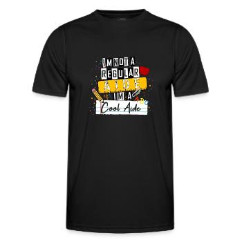 Ich bin kein normaler Helfer Ich bin ein cooler Helfer Lustig - Männer Funktions-T-Shirt - Schwarz - Vorne - AI Model Male 178 dark (178cm)