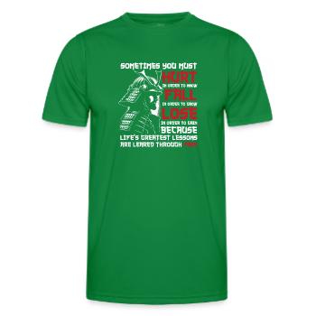 Samurai Ronin Sword Fighting Warrior Gift - Men's Functional T-Shirt - kelly green - Front - AI Model Male 178 dark (178cm)
