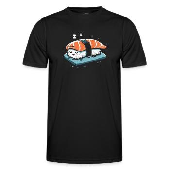 Sushi - Männer Funktions-T-Shirt - Schwarz - Vorne - AI Model Male 178 dark (178cm)