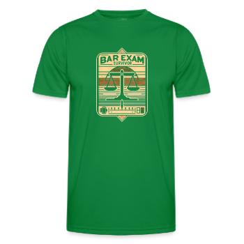 Bar Exam Survivor 10 - Männer Funktions-T-Shirt - Kelly Green - Vorne - AI Model Male 178 dark (178cm)