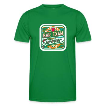 Bar Exam Survivor 15 - Männer Funktions-T-Shirt - Kelly Green - Vorne - AI Model Male 178 dark (178cm)