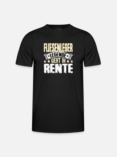 Tiler legend retires - Men's Functional T-Shirt - black