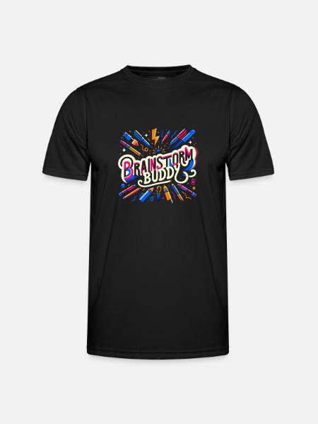Brainstorm Buddy 10 - Men's Functional T-Shirt - black