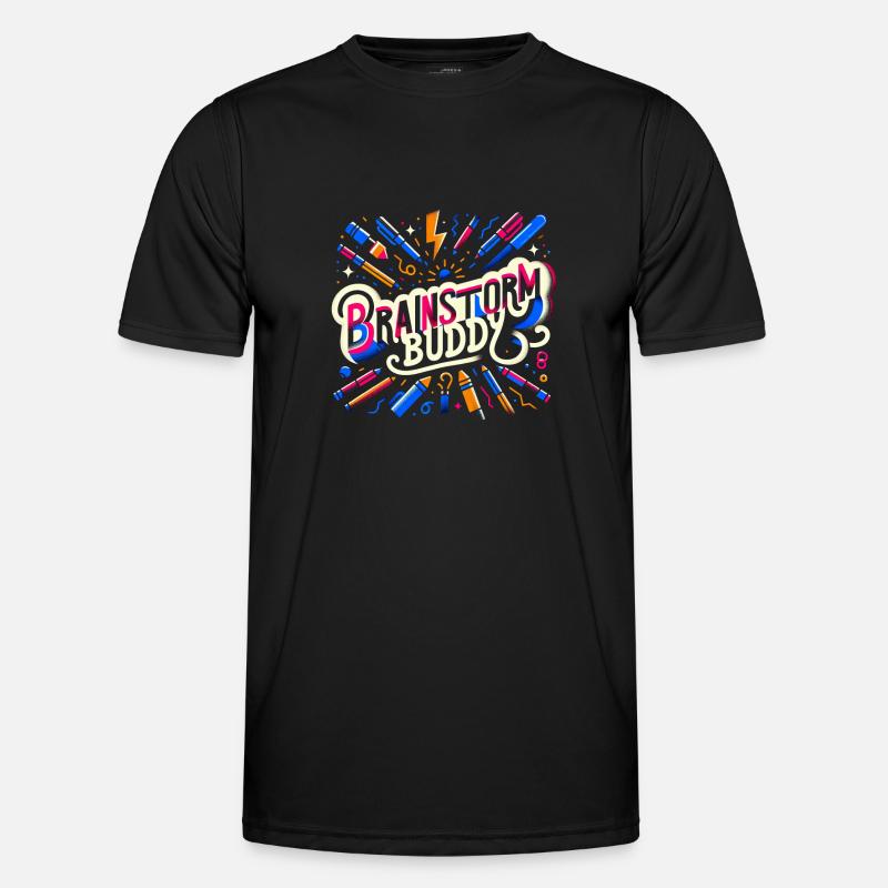 Brainstorm Buddy 10 - Men's Functional T-Shirt - black